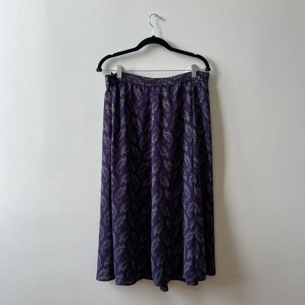 Talbots Blue and Green Midi skirt